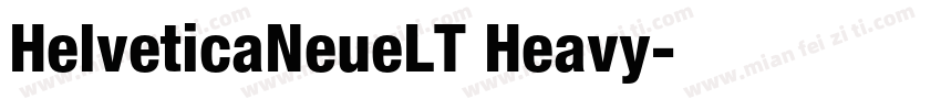 HelveticaNeueLT Heavy字体转换